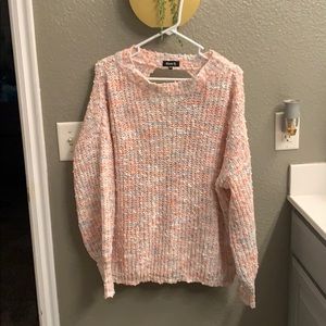 Open back sweater